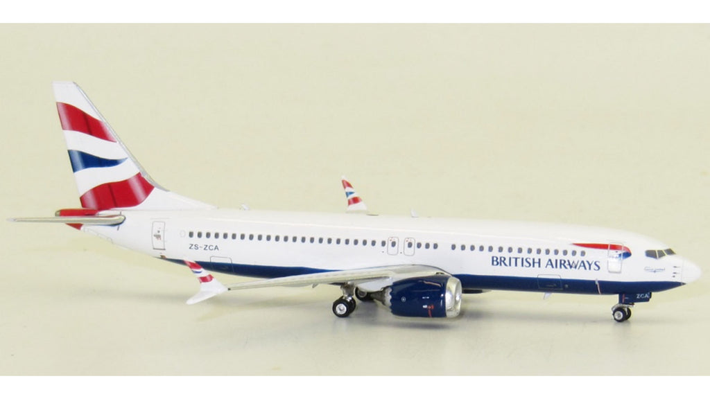British Airways Boeing 737 MAX 8 ZS-ZCA Phoenix 04263 Scale 1:400