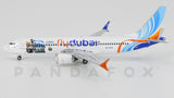 Fly Dubai Boeing 737 MAX 8 A6-FKB Argentina Campeón Phoenix 04503 PH4FDB2367 Scale 1:400