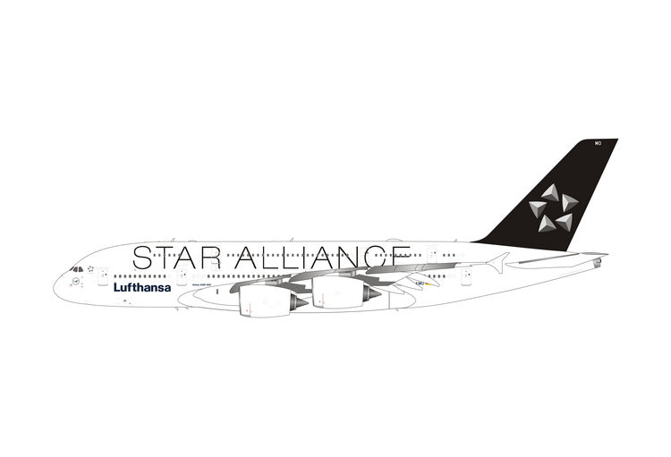 Lufthansa Airbus A380 D-AIMO Star Alliance Phoenix 04512 Scale 1:400