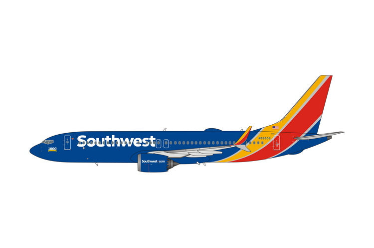 Southwest Boeing 737 MAX 8 N8885Q Phoenix 04571 Scale 1:400