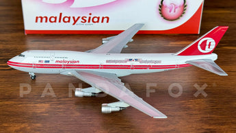 Malaysia Airlines Boeing 747-300 9M-MHK Kuala Lumpur Los Angeles '86 Phoenix 10081 Scale 1:400