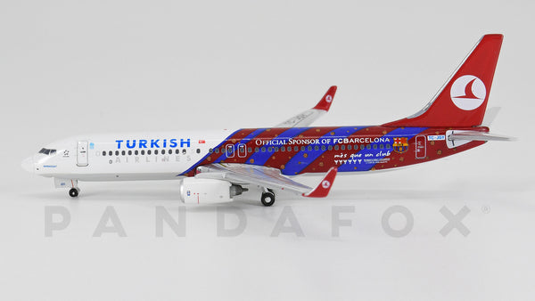 Turkish Airlines Boeing 737-800 TC-JGY FC Barcelona Phoenix 10415 PH4THY569  Scale 1:400