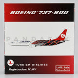 Turkish Airlines Boeing 737-800 TC-JFV Manchester United Phoenix 10418 Scale 1:400