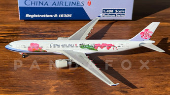 China Airlines Airbus A330-300 B-18305 Butterfly Orchid Phoenix 10513 Scale 1:400