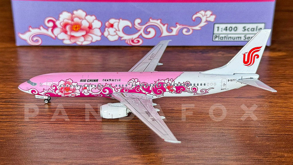 Air China Boeing 737-800 B-5177 Pink Peony Phoenix 10707 Scale 1:400