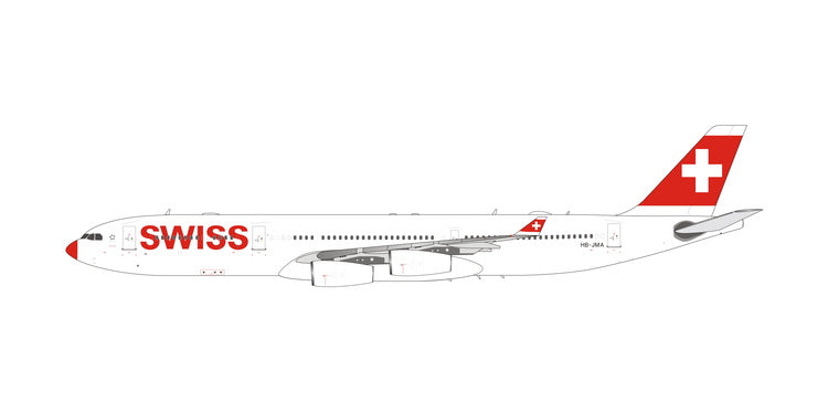 スイスインターナショナル A340-300 HB-JMA 1/400 ScaleModelStore.com :: JC Wings 1:400 - XX40203 - Swiss