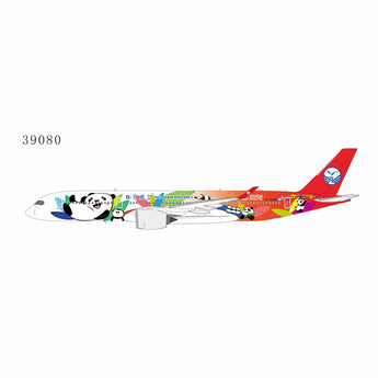 Sichuan Airlines Airbus A350-900 B-306N Panda Route NG Model 39080 Scale 1:400