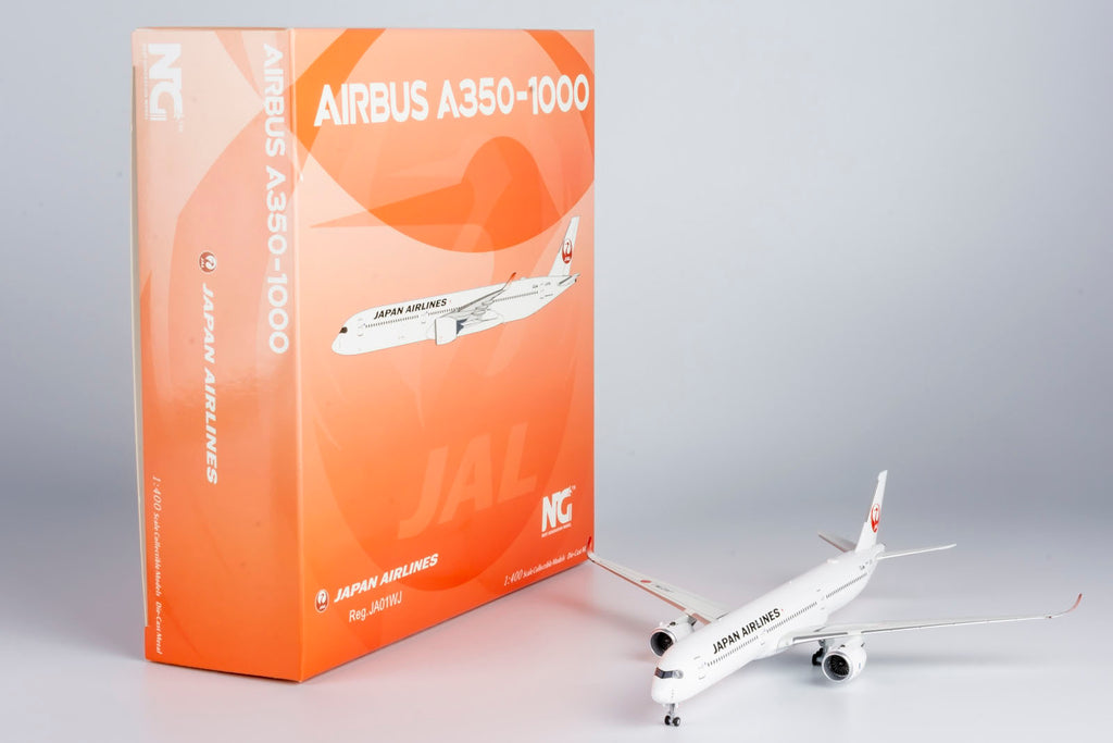 Modèle Avion Airbus A350-1000 JAL Japon 1:200 - échelle 37cm, Plastique Haute Qualité, Avec Support - 10