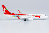 T'way Air Boeing 737-800 HL8306 Master Card NG Model 58169 Scale 1:400