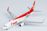 T'way Air Boeing 737-800 HL8086 Master Card NG Model 58201 Scale 1:400