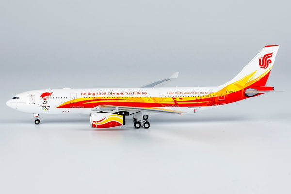 Air China Airbus A330-200 B-6075 Olympic Games Torch Relay NG Model 61092 Scale 1:400