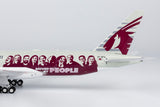 Qatar Airways Cargo Boeing 777F A7-BFG Moved By People NG Model 72025 Scale 1:400