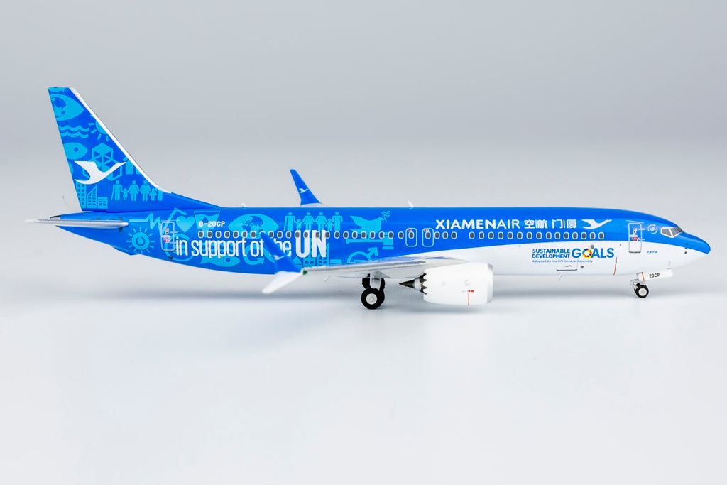 88025 Xiamen Airlines Boeing 737 MAX 8 B-20CP United Dream NG Model 88025 Sc ...