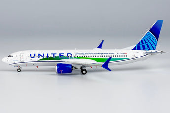 United Boeing 737 MAX 8 N77259 Connecting The World Ensuring A Better Future NG Model 88039 Scale 1:400