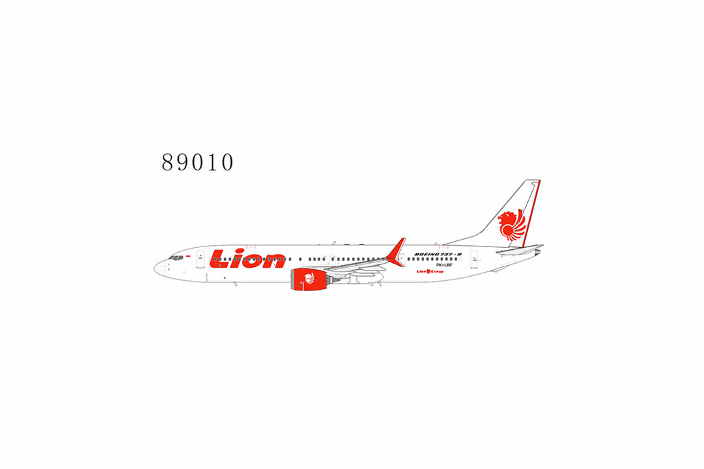 Lion Air Boeing 737 MAX 9 PK-LRF NG Model 89010 Scale 1:400