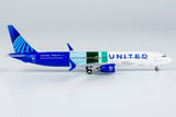 United Boeing 737 MAX 10 N27602 Eco Demonstrator Explorer (with sticker) NG Model 90003 Scale 1:400
