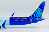 United Boeing 737 MAX 10 N27602 Eco Demonstrator Explorer (with sticker) NG Model 90003 Scale 1:400