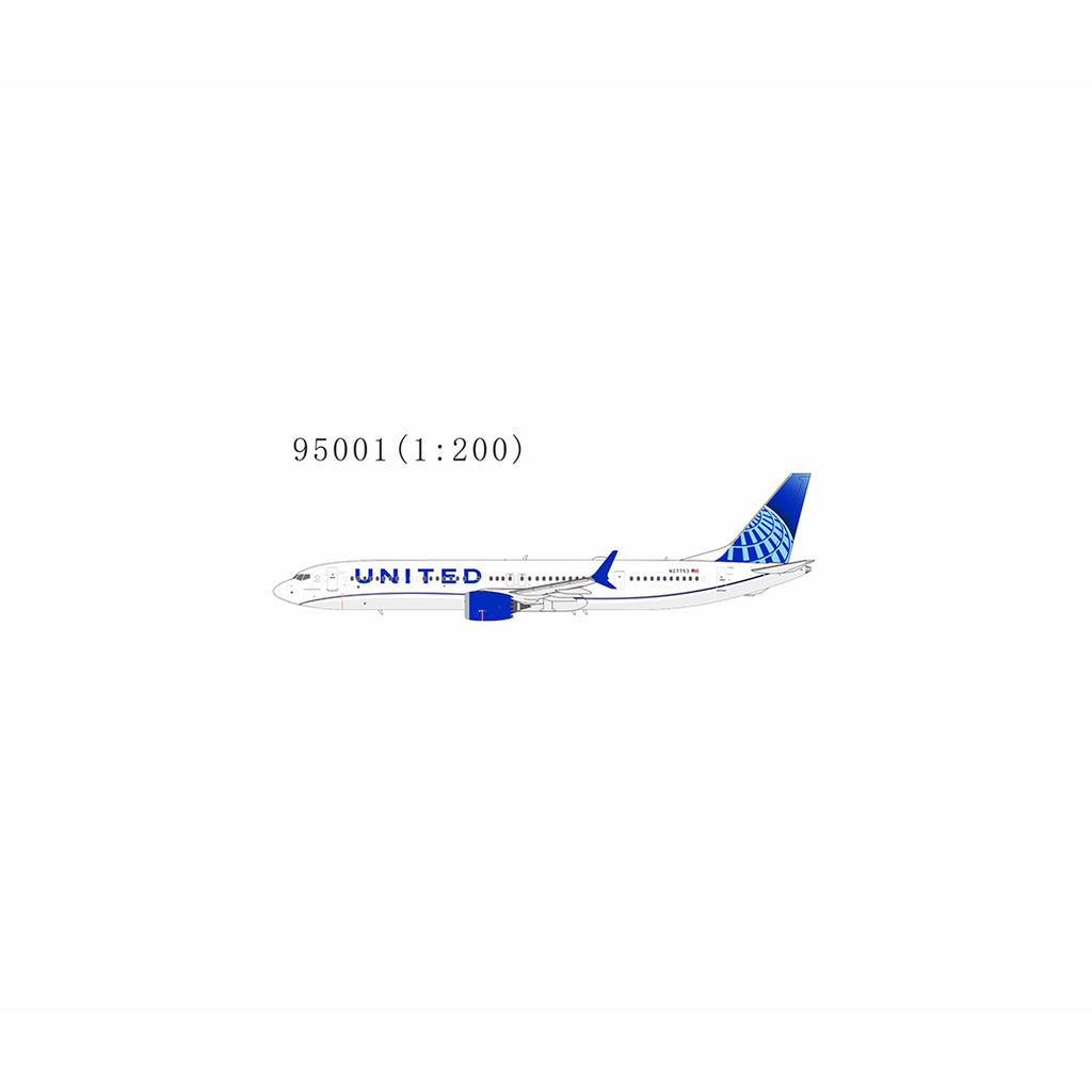 United Boeing 737 MAX 10 N27753 NG Model 95001 Scale 1:200