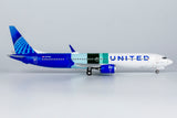 United Boeing 737 MAX 10 N27602 Eco Demonstrator Explorer (without sticker) NG Model 95002 Scale 1:200