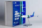 United Boeing 737 MAX 10 N27602 Eco Demonstrator Explorer (with sticker) NG Model 95003 Scale 1:200