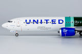 United Boeing 737 MAX 10 N27602 Eco Demonstrator Explorer (with sticker) NG Model 95003 Scale 1:200