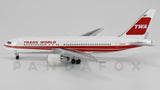 TWA Boeing 767-200 N608TW Aeroclassics AC419402 Scale 1:400