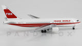 TWA Boeing 767-200 N608TW Aeroclassics AC419402 Scale 1:400