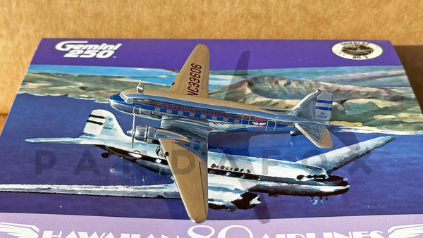 Hawaiian Airlines DC-3 NC33606 GeminiJets AJHAL034 Scale 1:250