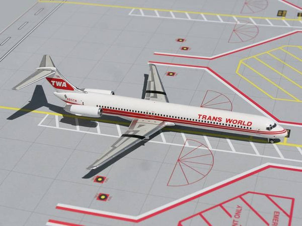 TWA MD-82 N915TW GeminiJets AJTWA027 Scale 1:250