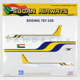 Sudan Airways Boeing 707-320 ST-AFA Aviation AV2707001 Scale 1:200