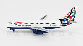 British Airways Boeing 737-200 G-BGDO Canada Whale Rider Aviation AV4732004 Scale 1:400