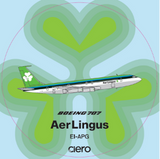 Aer Lingus Boeing 707-300C EI-APG With Sticker JC Wings BB4-707-001 Scale 1:400