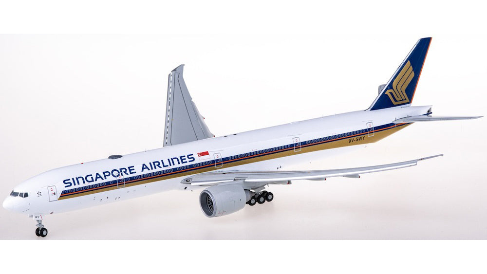Singapore Airlines Boeing 777-300ER Flaps Down 9V-SWY JC Wings EW277W009A Scale 1:200
