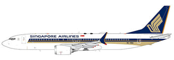 Singapore Airlines Boeing 737 MAX 8 9V-MBA JC Wings EW438M005 Scale 1:400