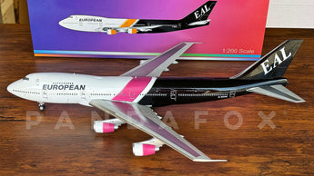 European Air Charter Boeing 747-200 G-BDXG JC Wings FL2014 JC2EAF014 Scale 1:200