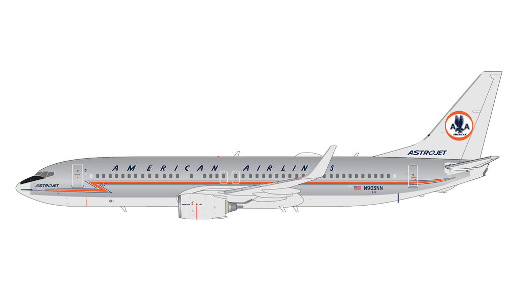 American Airlines Boeing 737-800 N905NN Astrojet GeminiJets G1AAL002 Scale 1:100