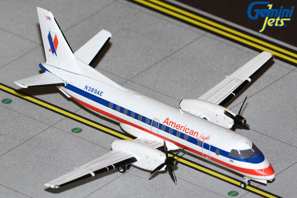 American Eagle Saab 340B N389AE GeminiJets G2AAL1339 Scale 1:200