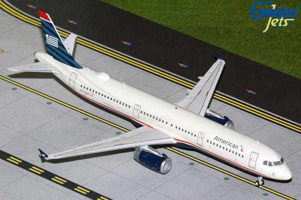 American Airlines Airbus A321 N578UW US Airways Heritage GeminiJets G2AAL1353 Scale 1:200
