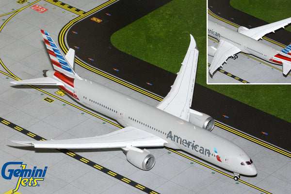 American Airlines Boeing 787-9 Flaps Down N836AA GeminiJets G2AAL1411F Scale 1:200