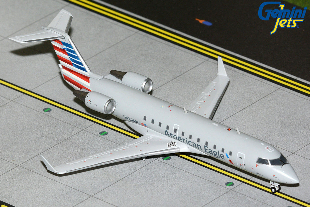 American Eagle Bombardier CRJ200LR N420AW GeminiJets G2AAL1426 Scale 1:200