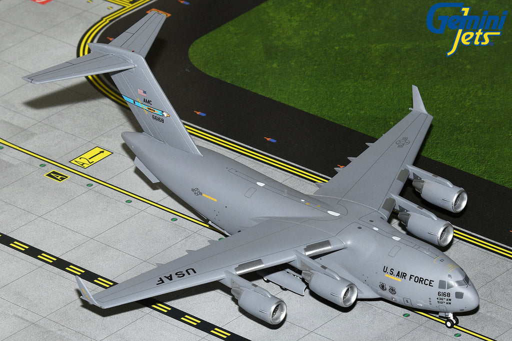 USAF Boeing C-17 06-6168 Dover AFB GeminiJets G2AFO1309 Scale 1:200