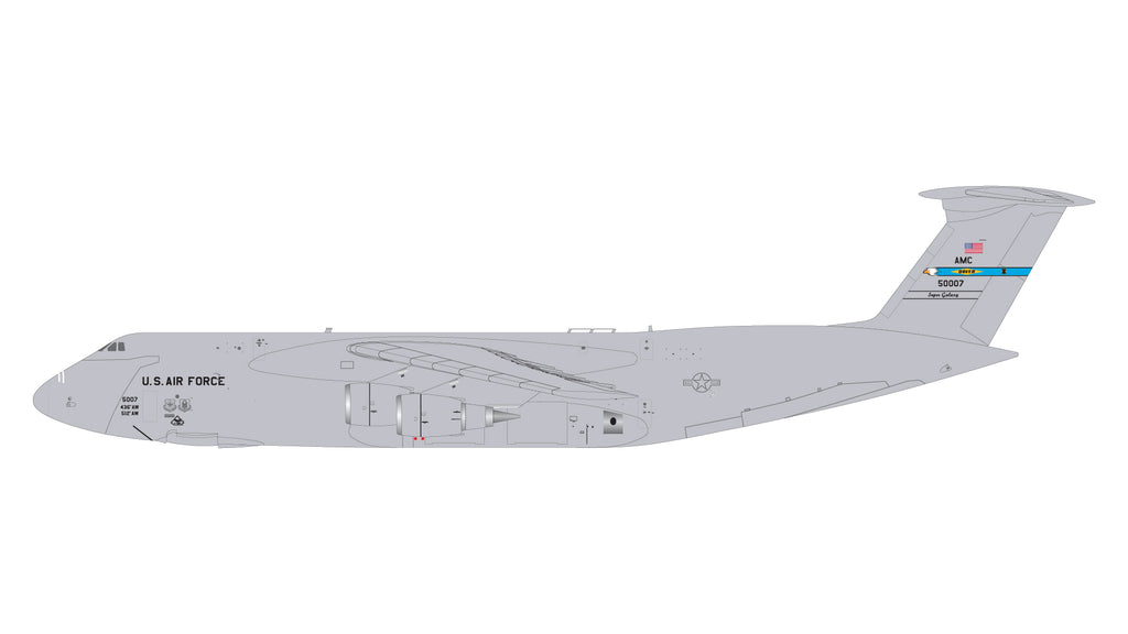 USAF Lockheed C-5M 85-0007 Dover AFB GeminiJets G2AFO1310 Scale 1:200