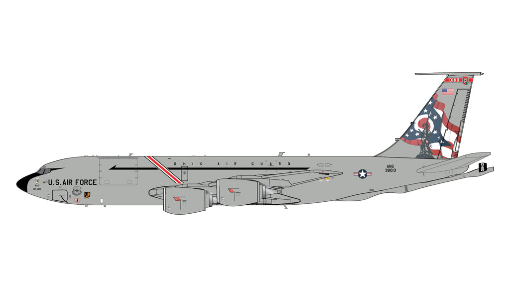 USAF Boeing KC-135R 63-8013 Ohio ANG GeminiJets G2AFO1490 Scale 1:200