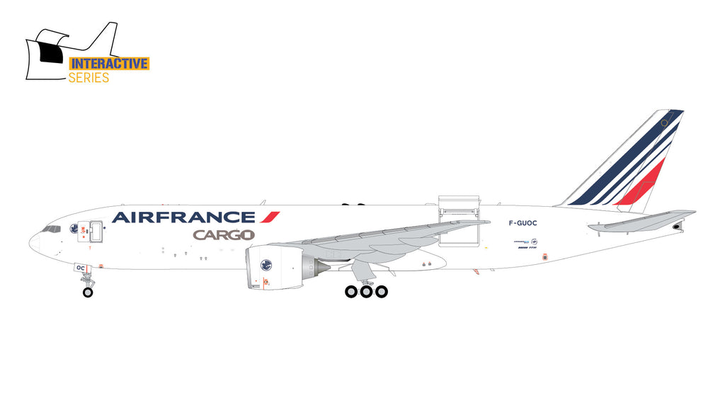 Air France Cargo Boeing 777F Interactive F-GUOC GeminiJets G2AFR1183 Scale 1:200