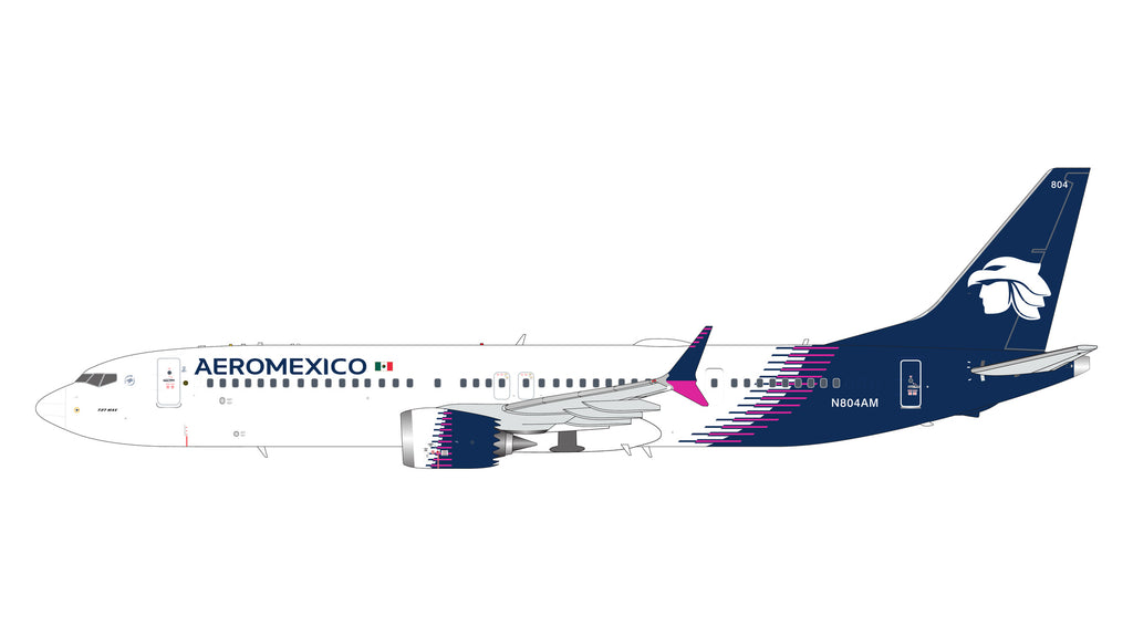 Aeromexico Boeing 737 MAX 9 N804AM GeminiJets G2AMX1518 Scale 1:200