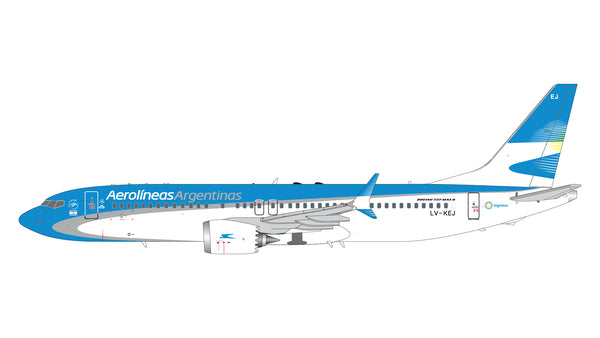 Aerolineas Argentinas Boeing 737 MAX 8 LV-KEJ GeminiJets G2ARG1397 Scale 1:200