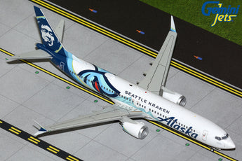 Alaska Airlines Boeing 737 MAX 9 N915AK Seattle Kraken GeminiJets G2ASA1219 Scale 1:200