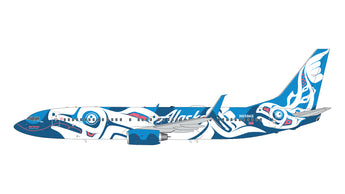 Alaska Airlines Boeing 737-800 N559AS Xaat Kwaani Salmon People GeminiJets G2ASA1246 Scale 1:200