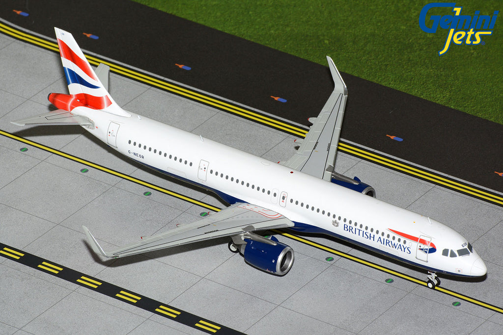 British Airways Airbus A321neo G-NEOR GeminiJets G2BAW1128 Scale 1:200