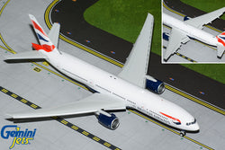British Airways Boeing 777-200ER Flaps Down G-YMMS GeminiJets G2BAW1130F Scale 1:200